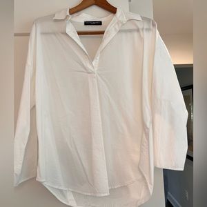 SOLD // Classic white blouse (maternity)